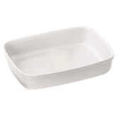 Zodiac Ceramic White Rectangular Roaster 9.5x6"